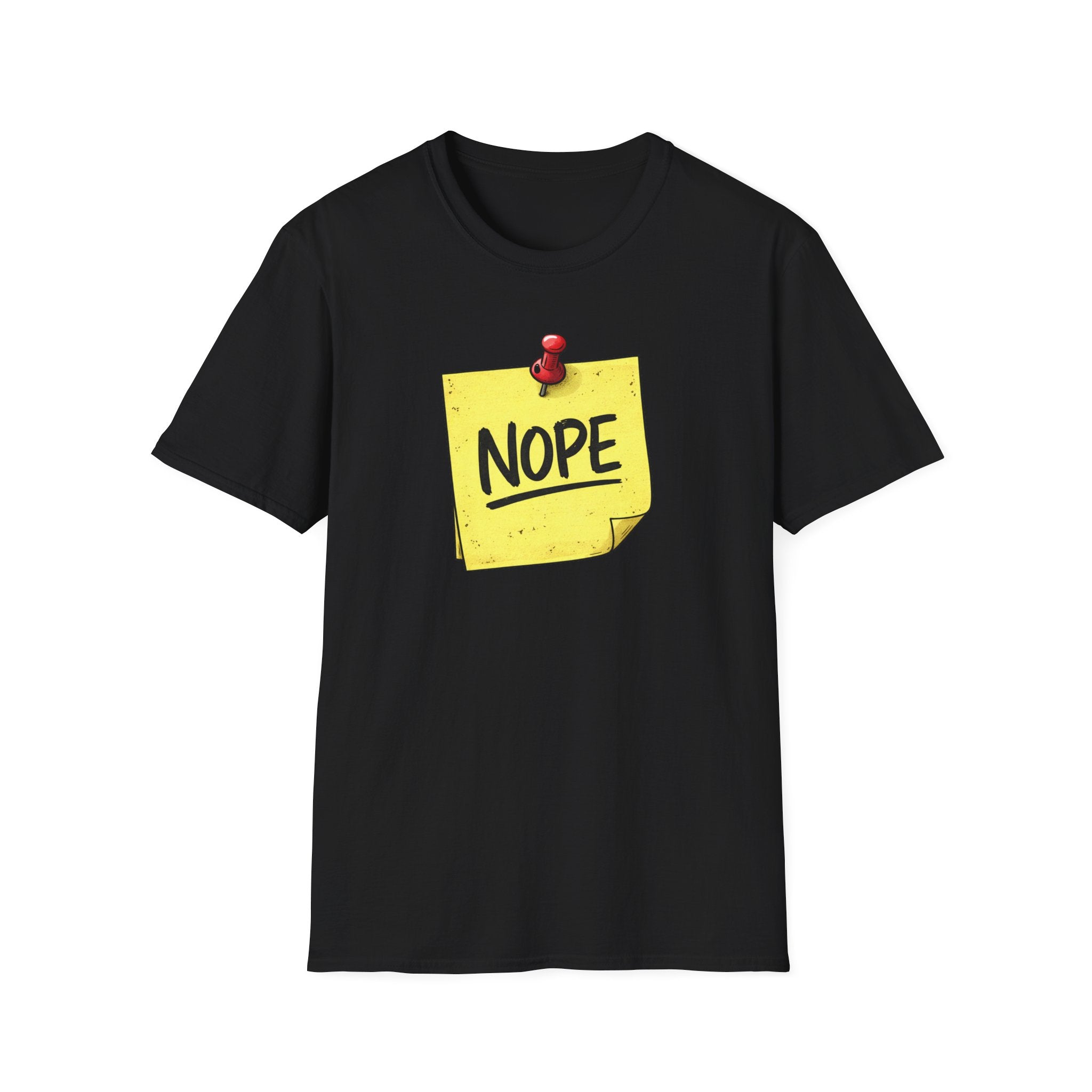 NOPE Sticky Note T-Shirt