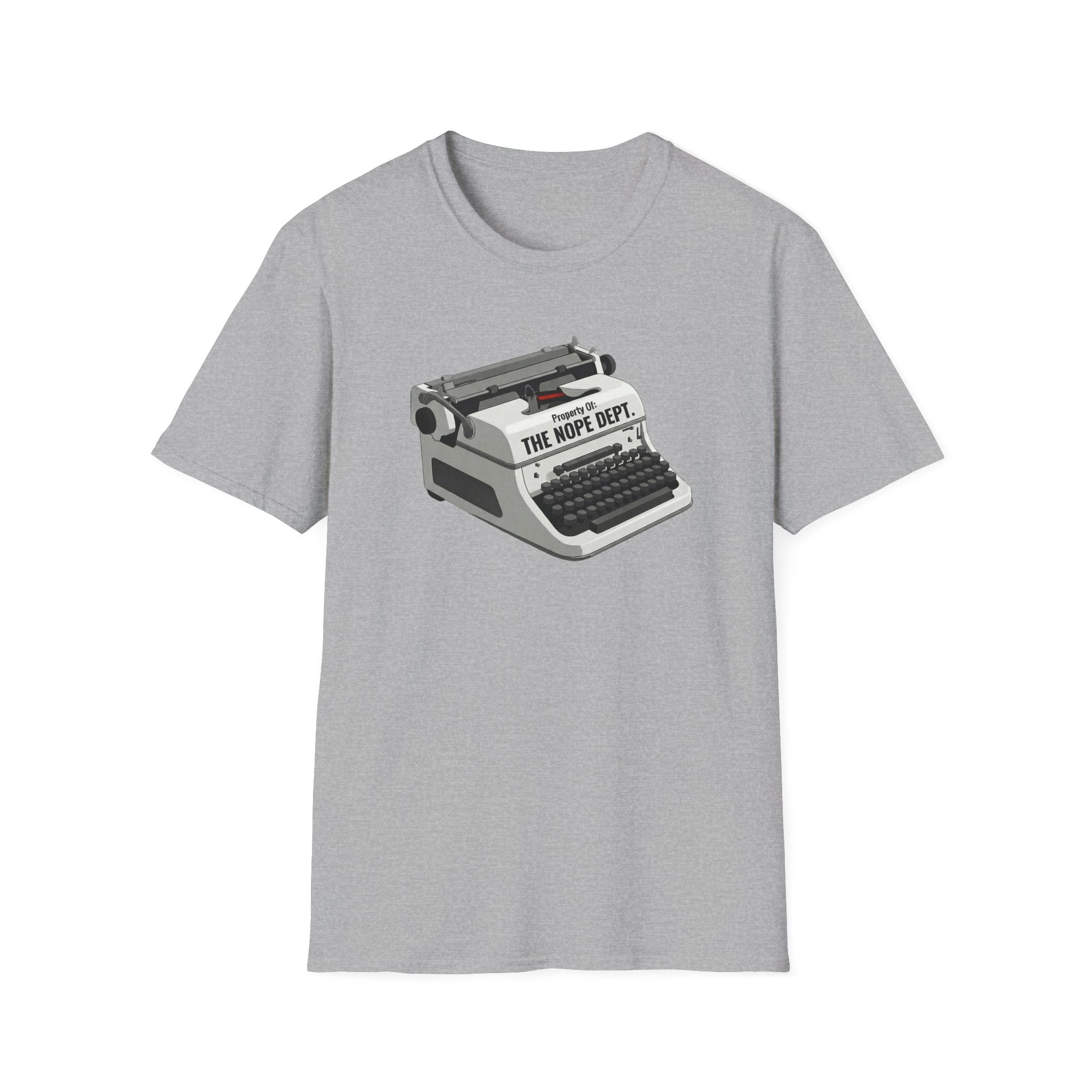 NOPE Typewriter T-Shirt