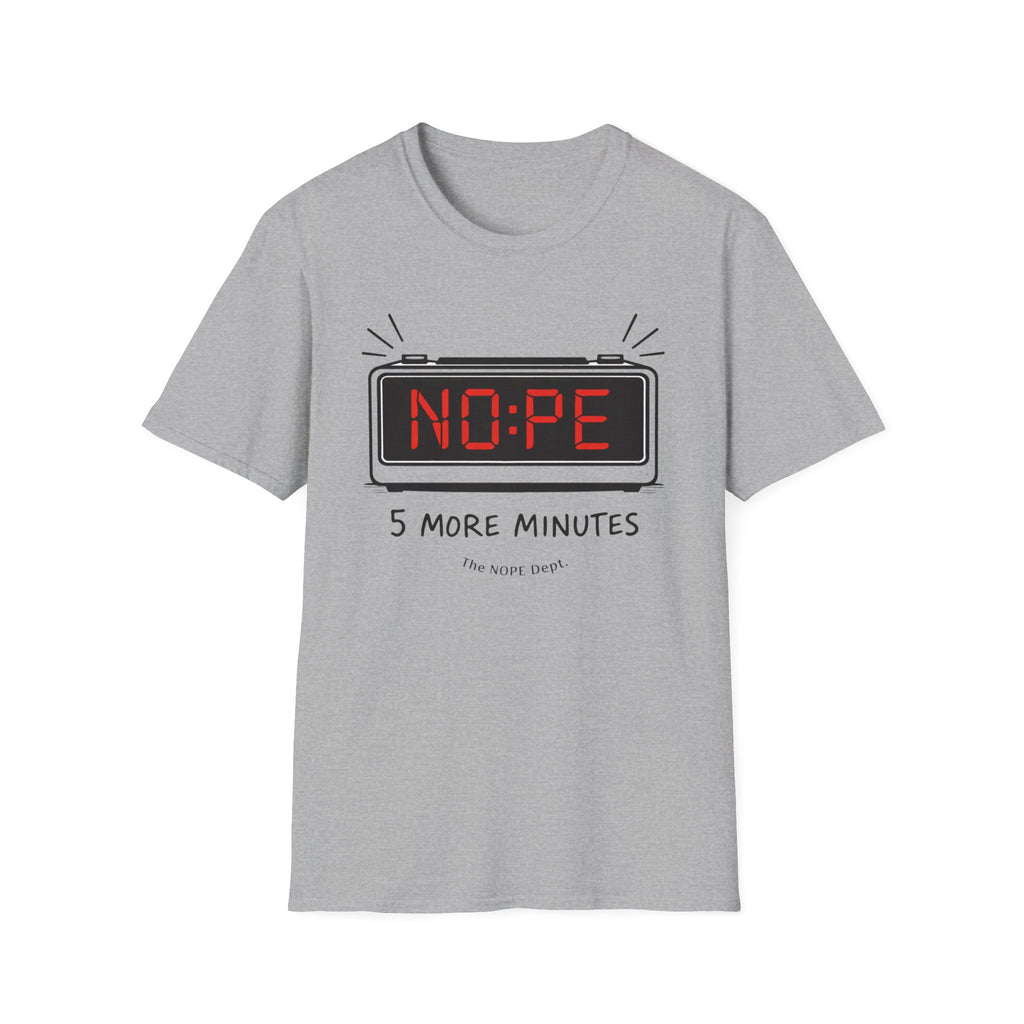 NOPE Digital Clock T-Shirt