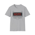 NOPE Digital Clock T-Shirt