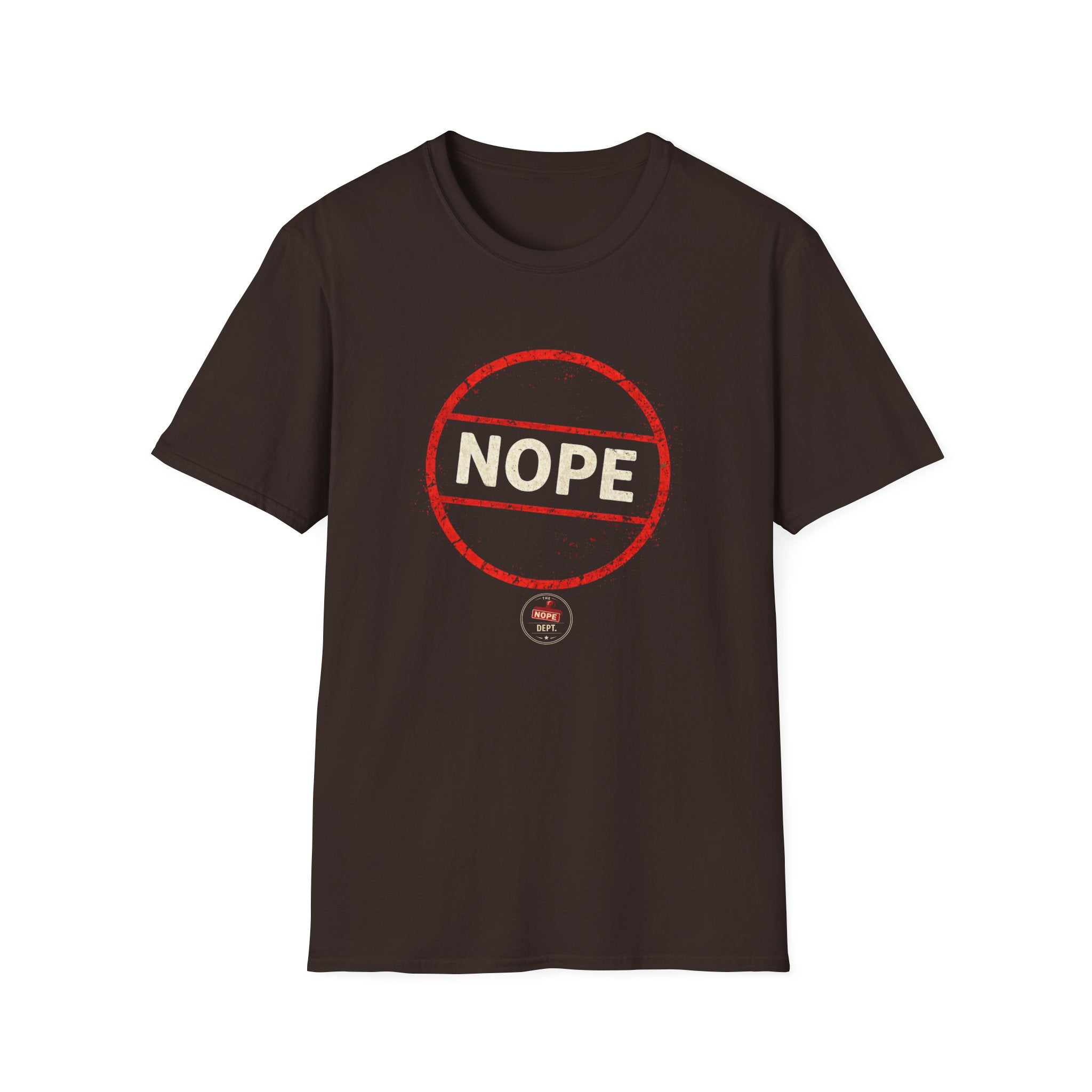 NOPE Round Stamped T-Shirt