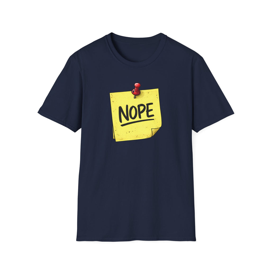 NOPE Sticky Note T-Shirt