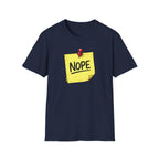 NOPE Sticky Note T-Shirt