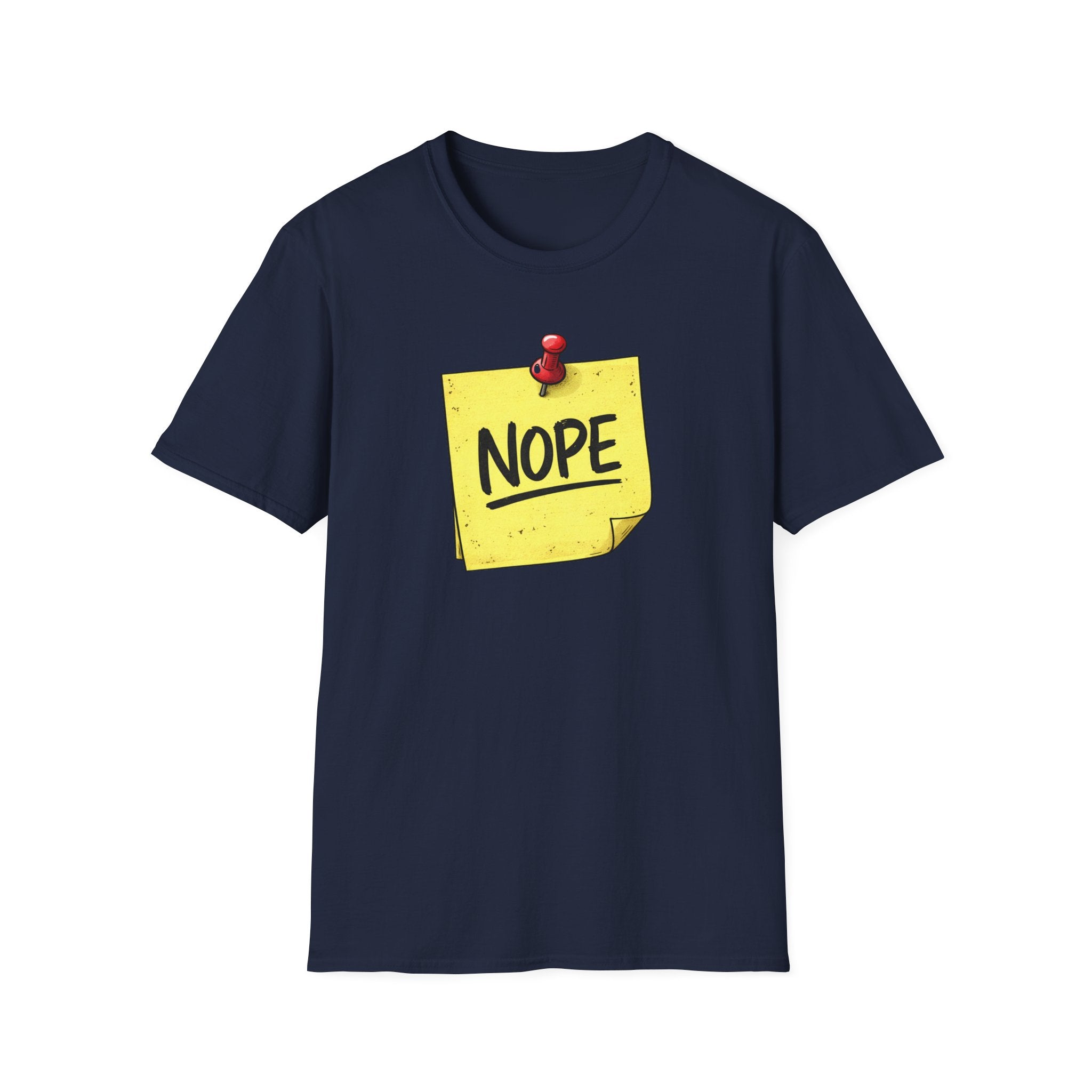 NOPE Sticky Note T-Shirt