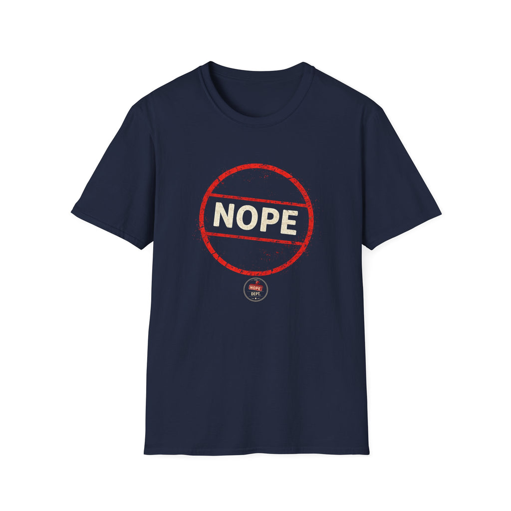 NOPE Round Stamped T-Shirt