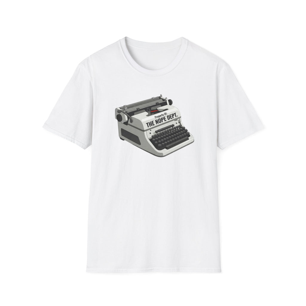 NOPE Typewriter T-Shirt