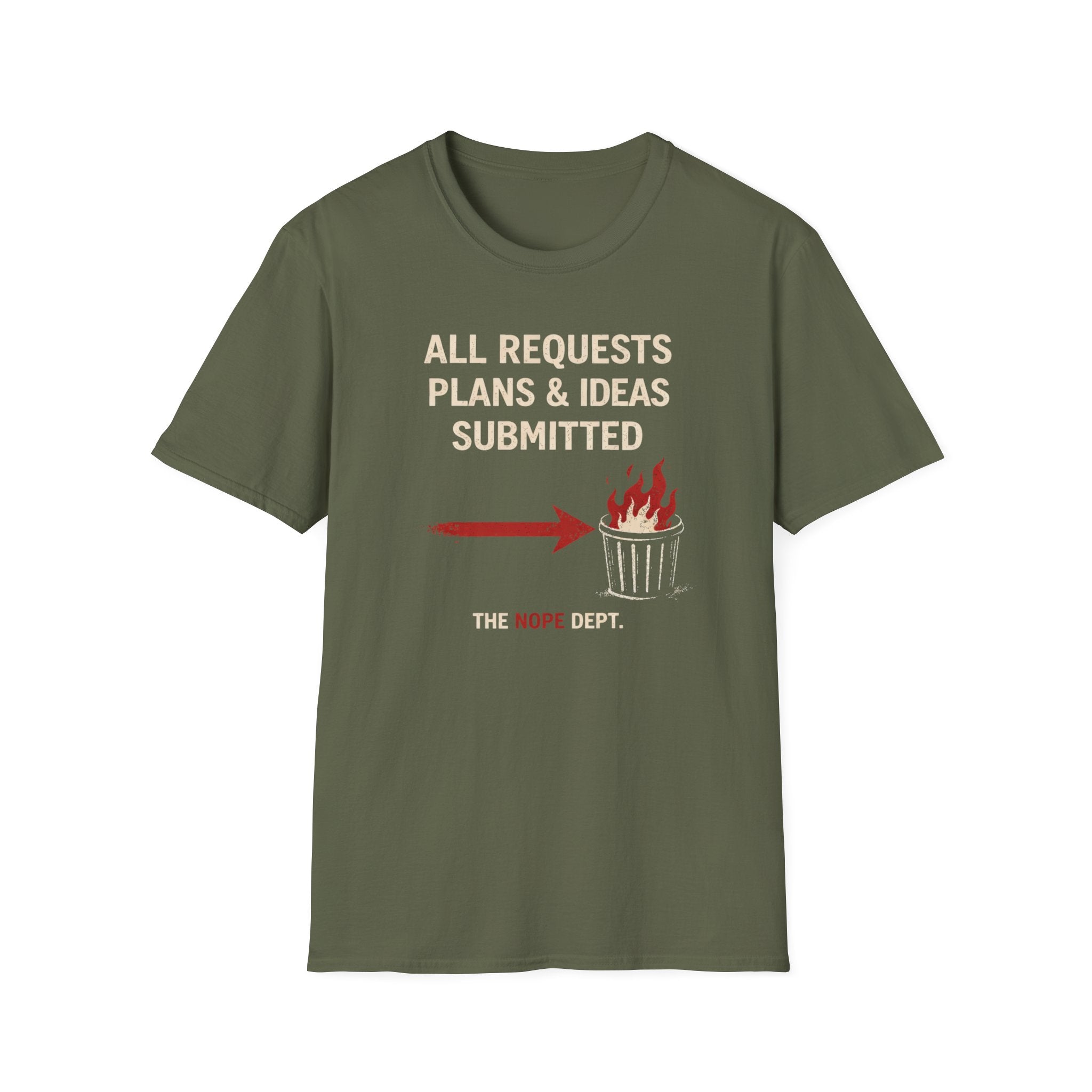 Trash Can Fire T-Shirt