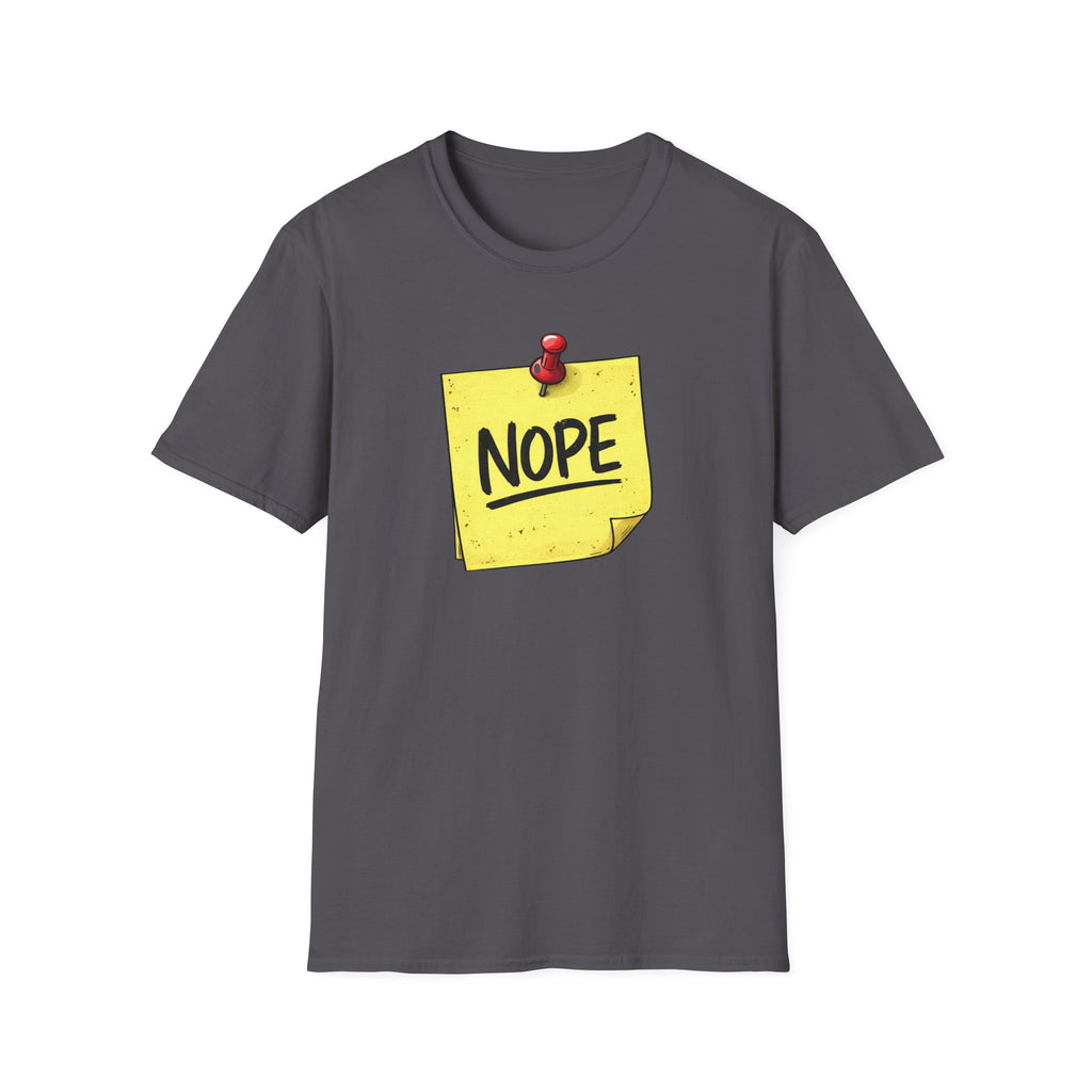 NOPE Sticky Note T-Shirt