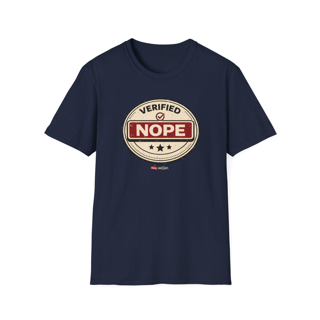 Verified NOPE Seal T-Shirt