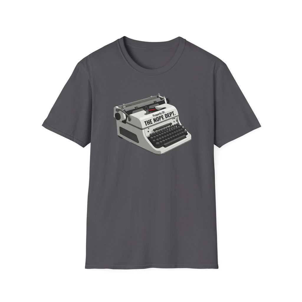 NOPE Typewriter T-Shirt