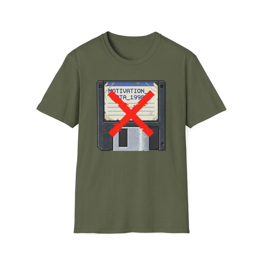 No Motivation Floppy T-Shirt