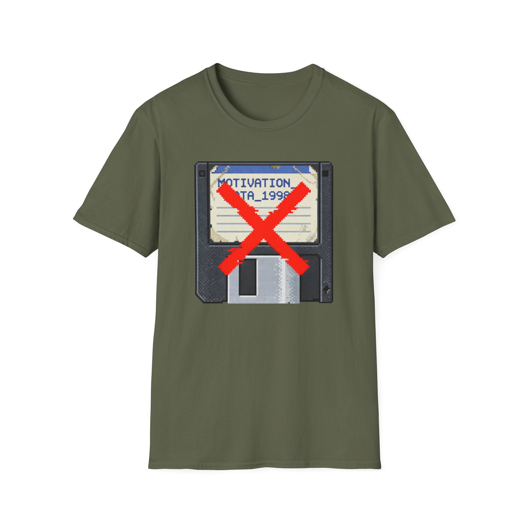 No Motivation Floppy T-Shirt