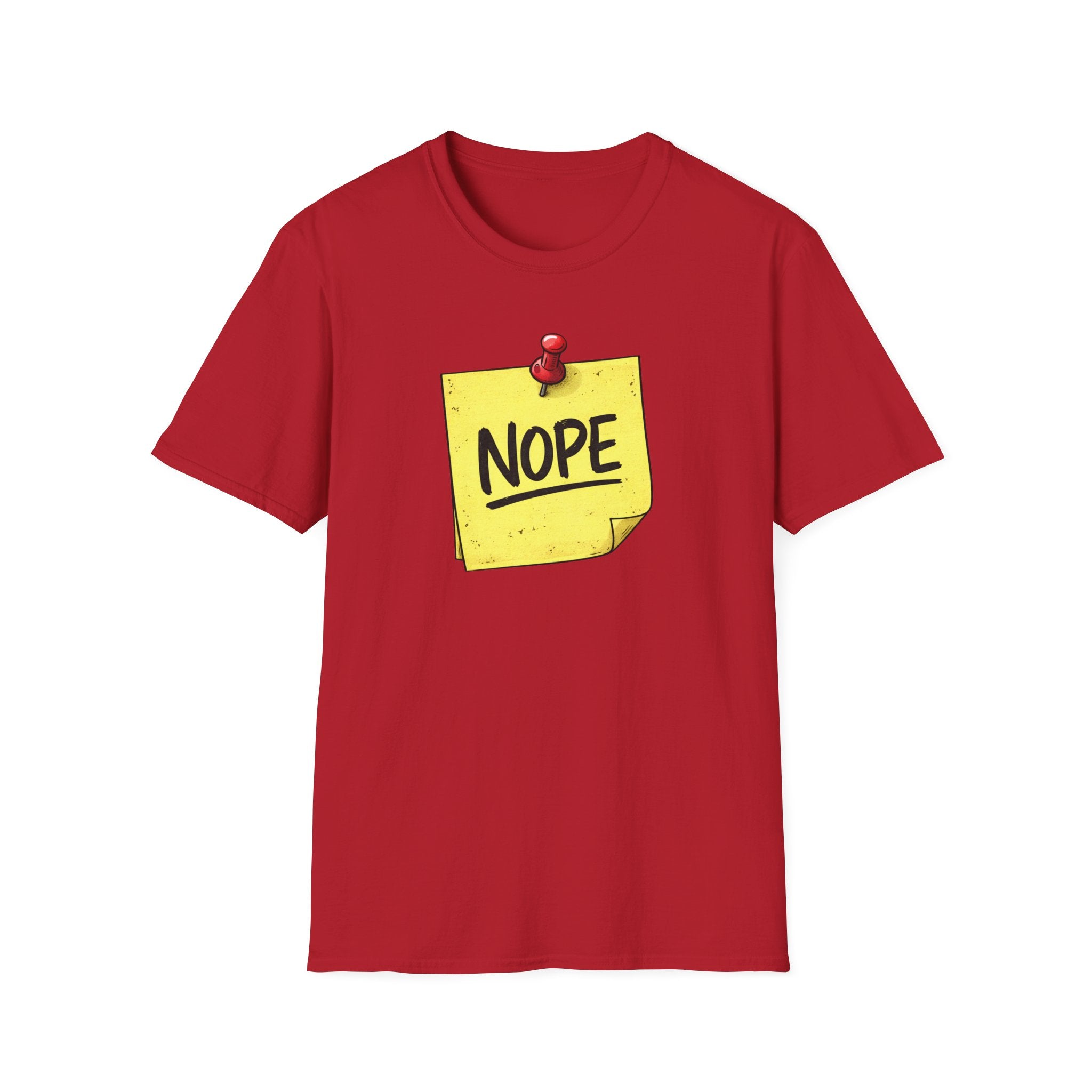NOPE Sticky Note T-Shirt