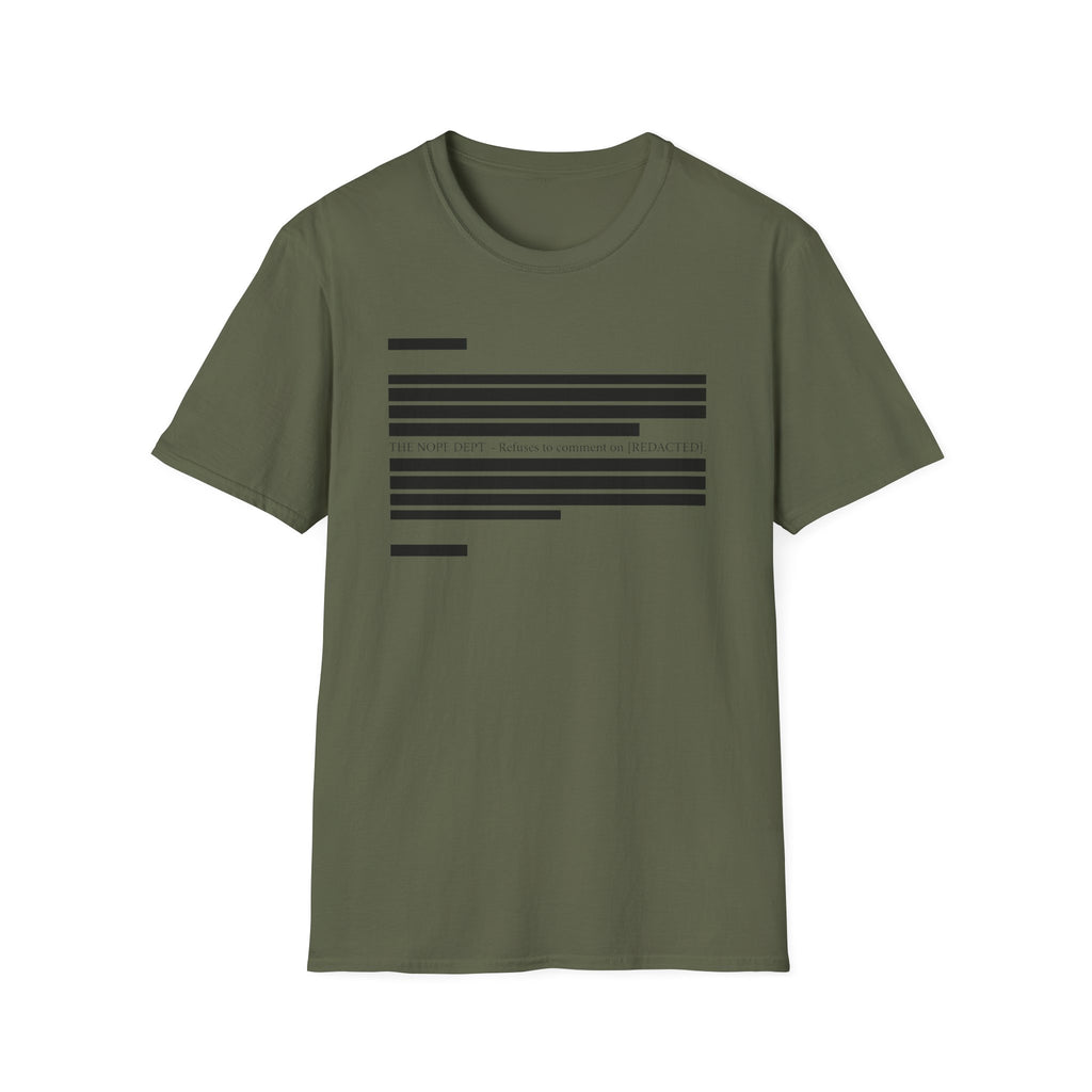 NOPE Redacted Memo T-Shirt