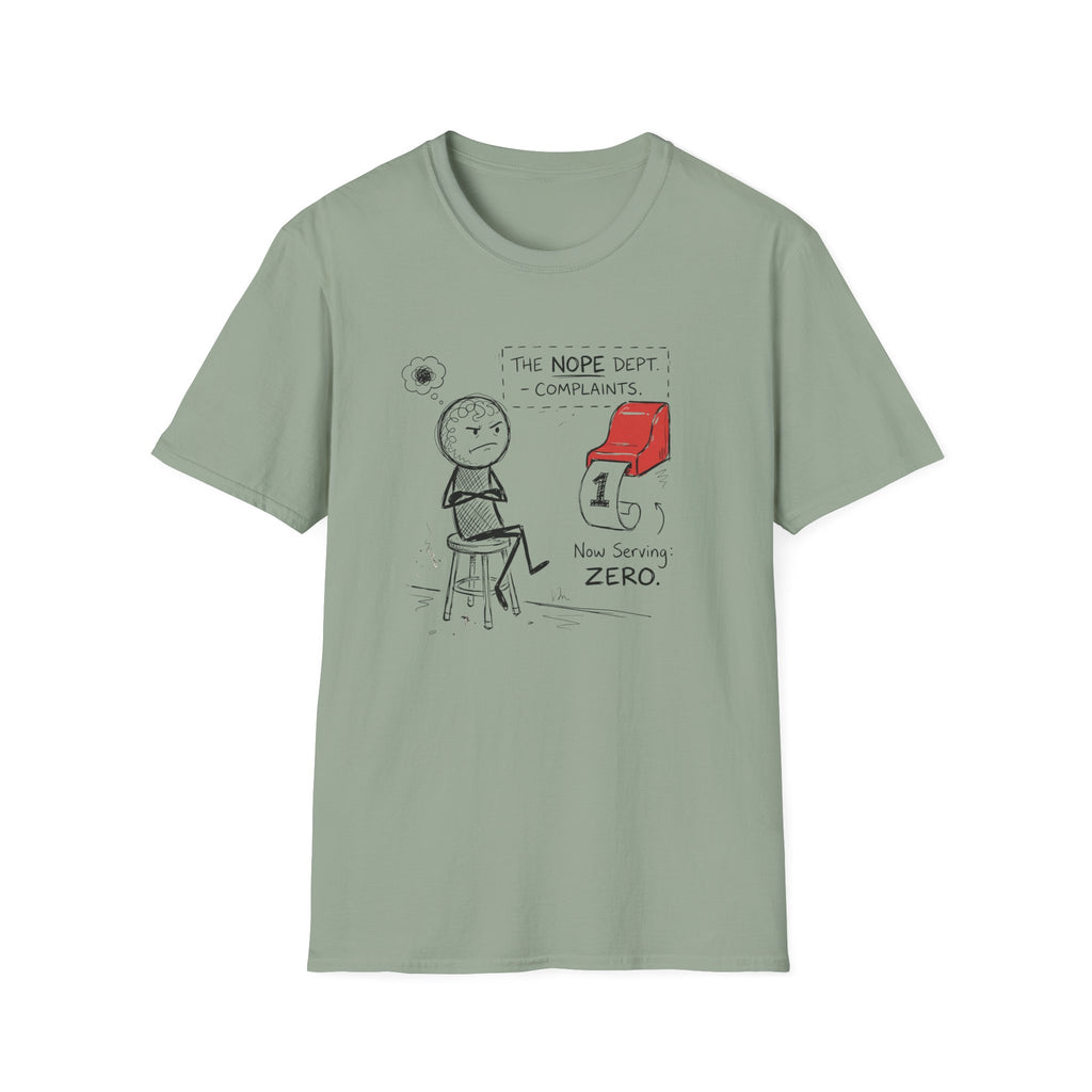 NOPE Complaints Dept. T-Shirt
