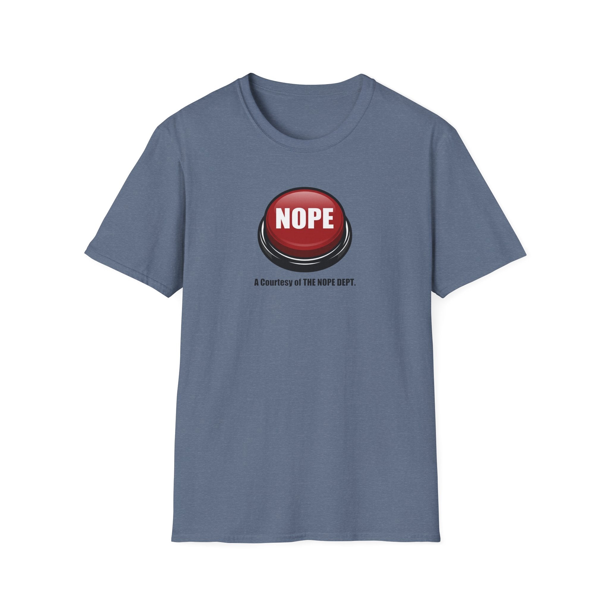 NOPE Emergency Button T-Shirt