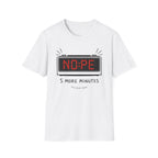 NOPE Digital Clock T-Shirt