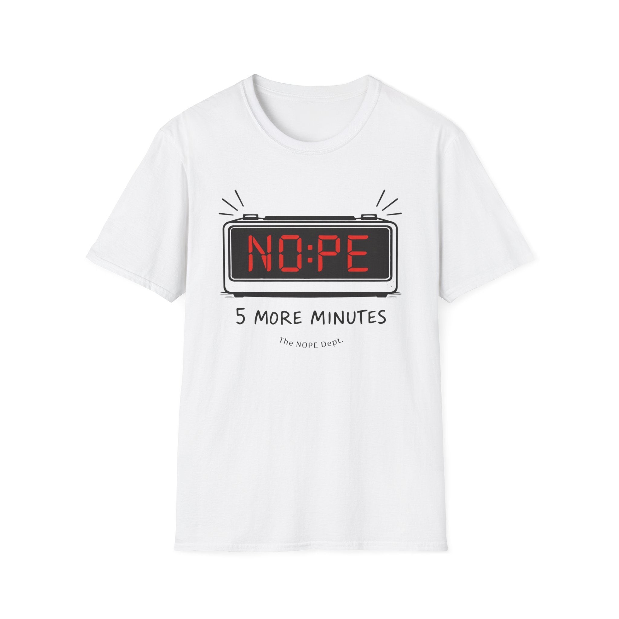NOPE Digital Clock T-Shirt