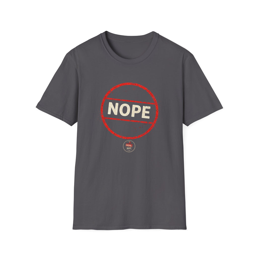 NOPE Round Stamped T-Shirt