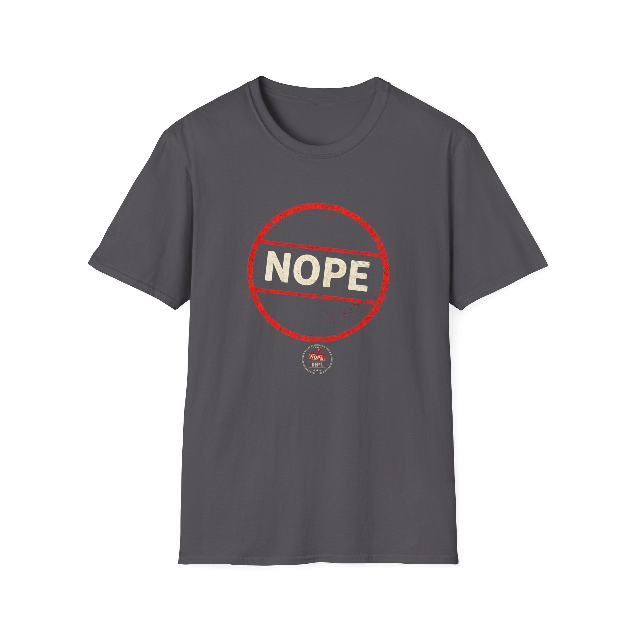 NOPE Round Stamped T-Shirt