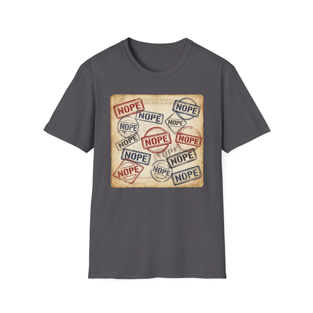 NOPE Passport Stamp T-Shirt