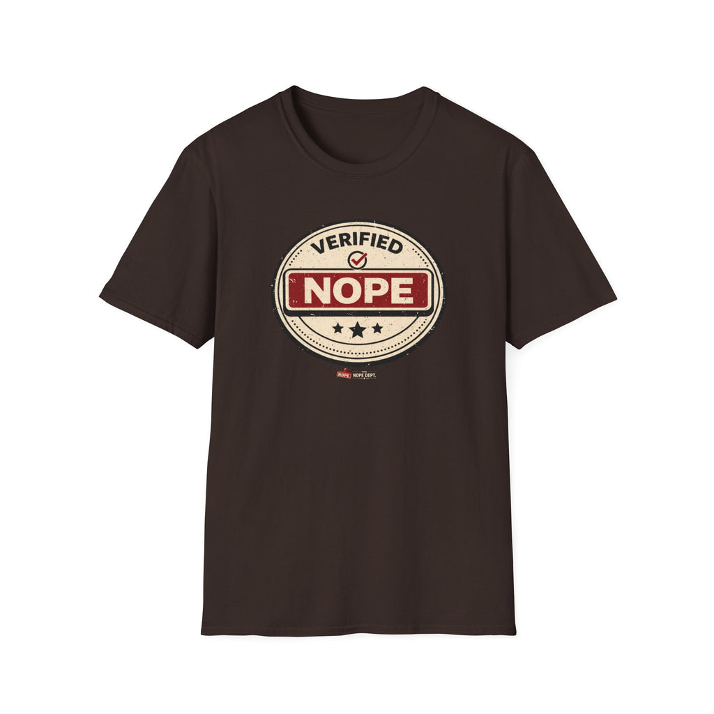 Verified NOPE Seal T-Shirt