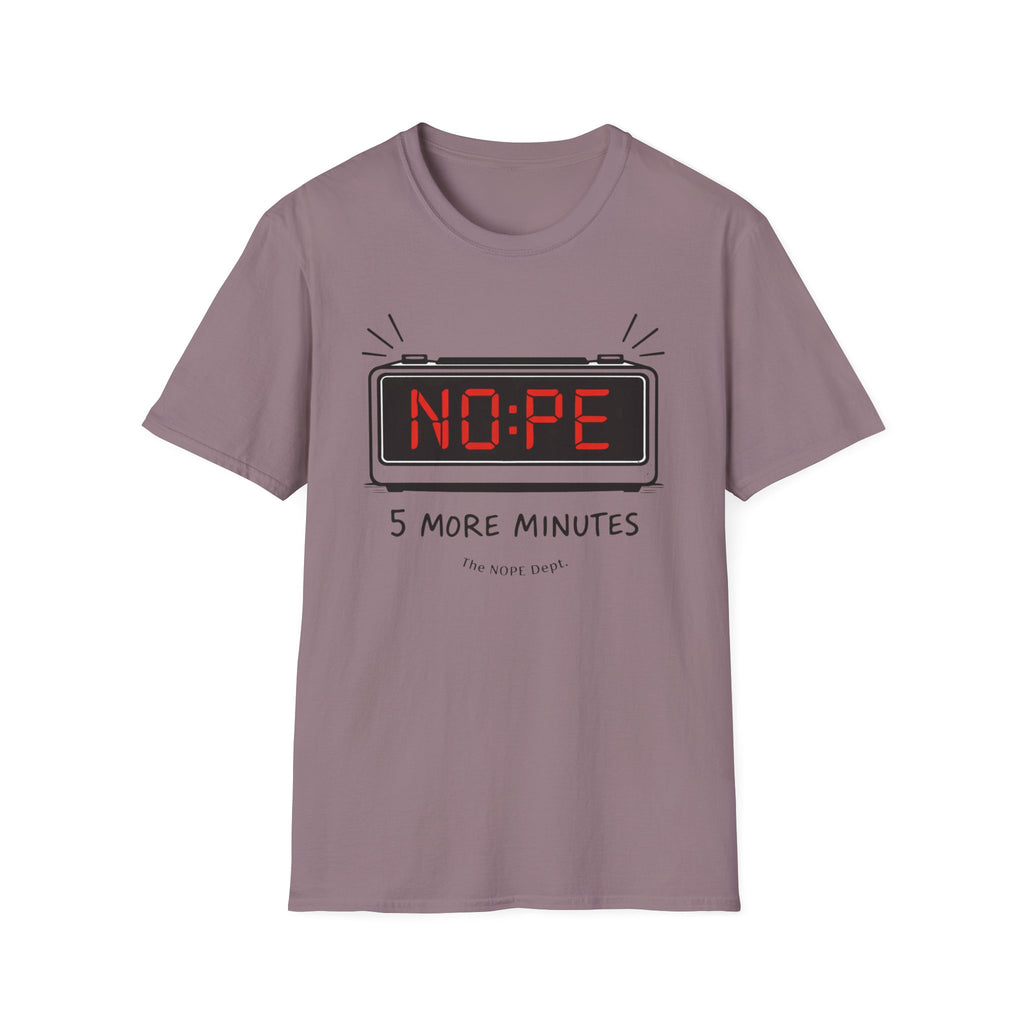 NOPE Digital Clock T-Shirt