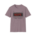 NOPE Digital Clock T-Shirt