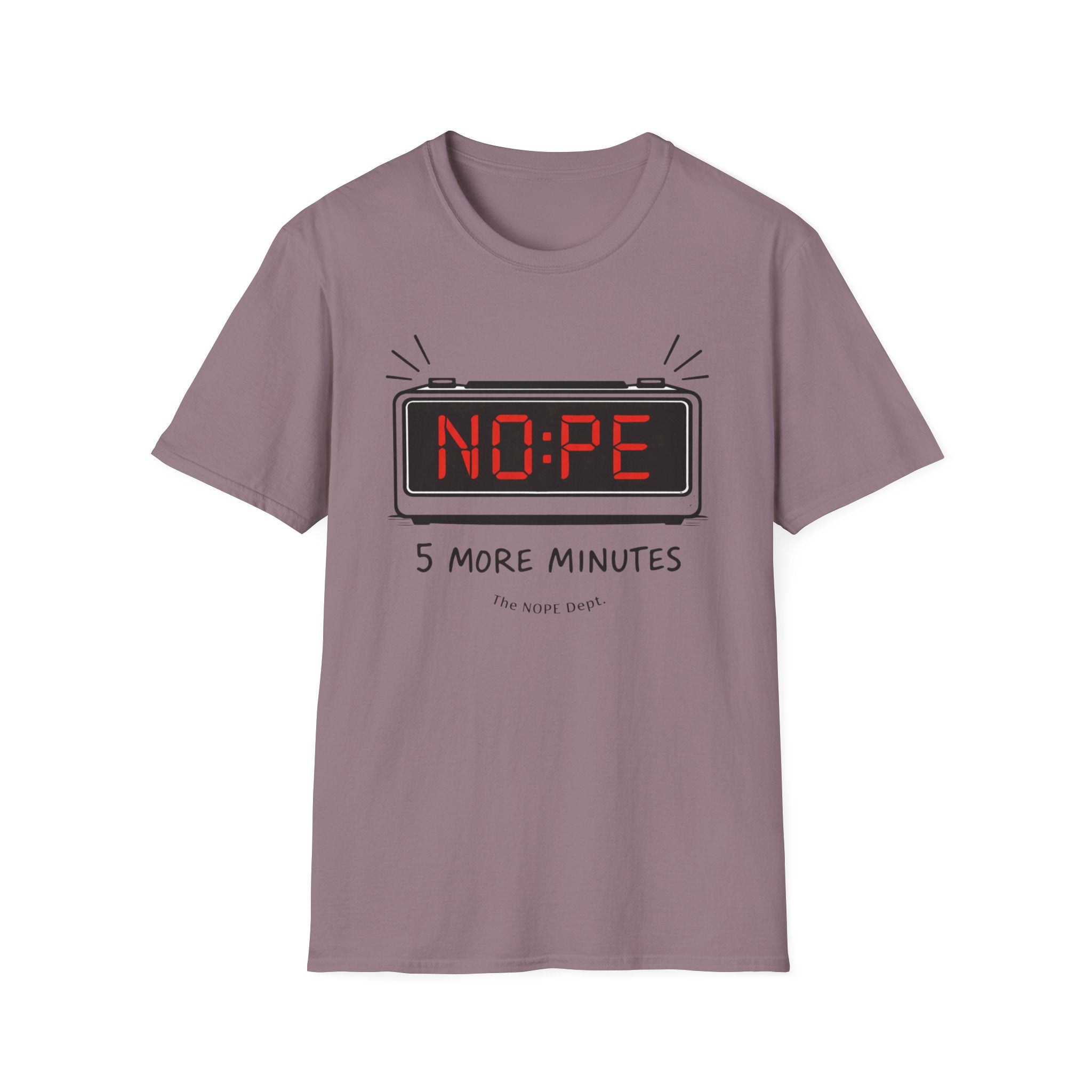 NOPE Digital Clock T-Shirt
