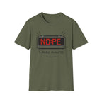 NOPE Digital Clock T-Shirt