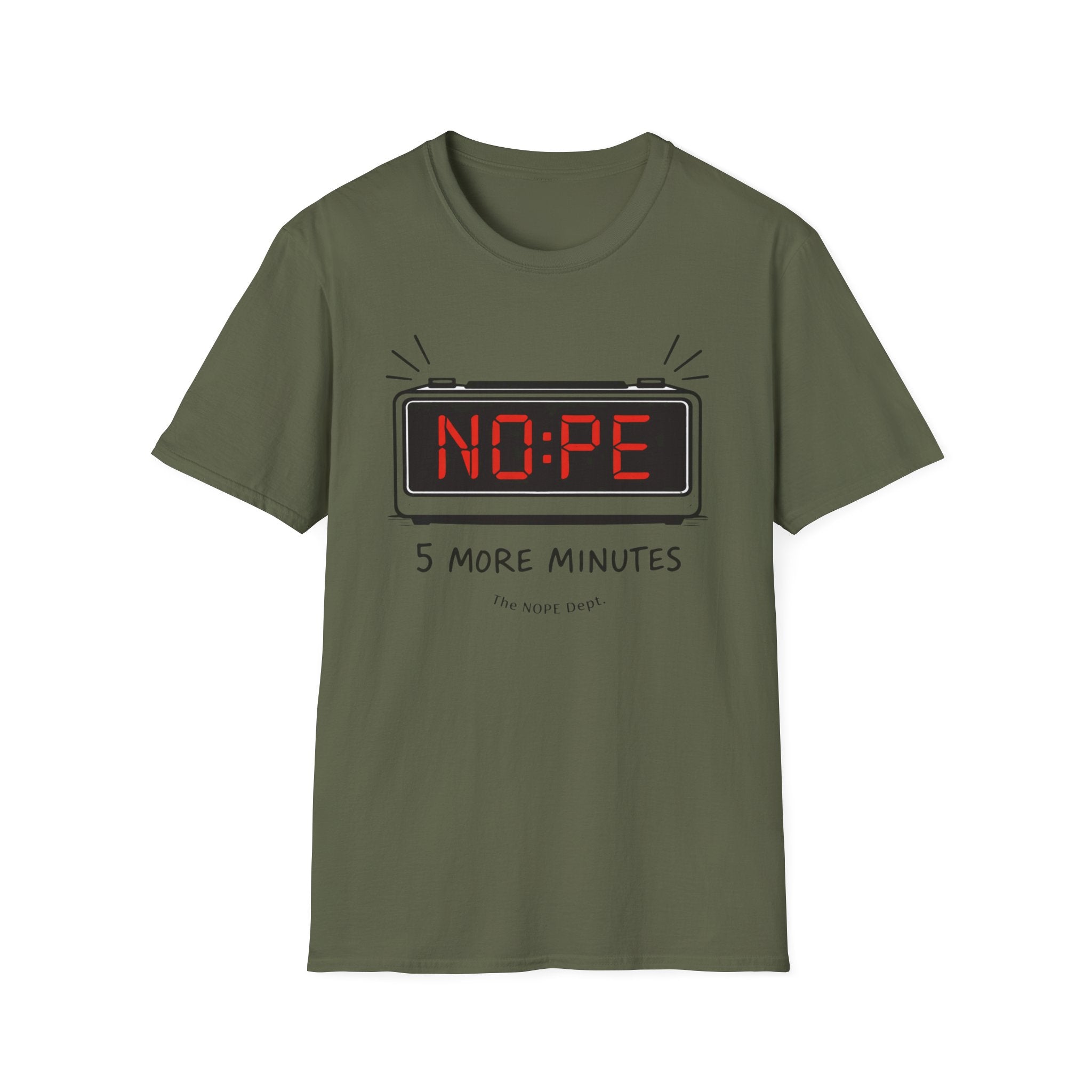 NOPE Digital Clock T-Shirt