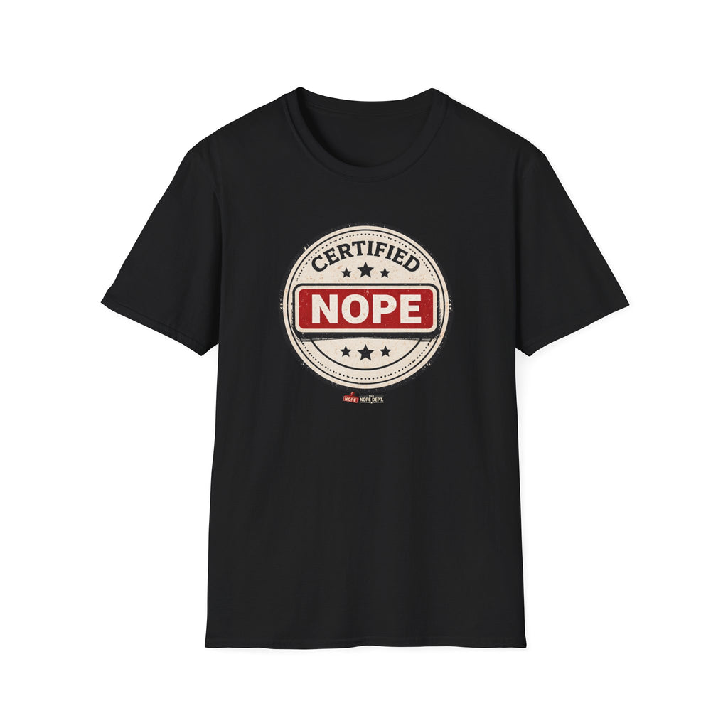 Certified NOPE Seal T-Shirt