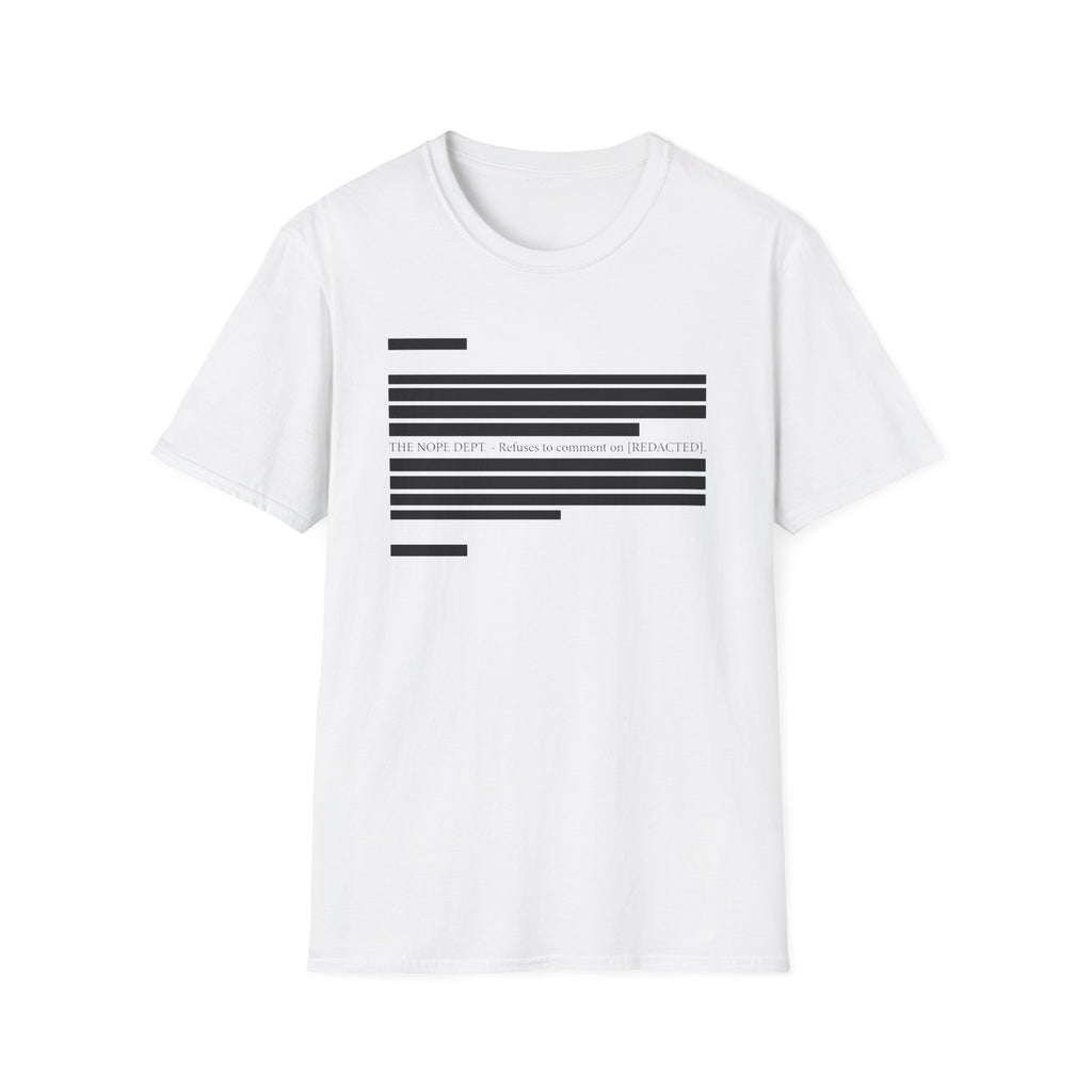NOPE Redacted Memo T-Shirt