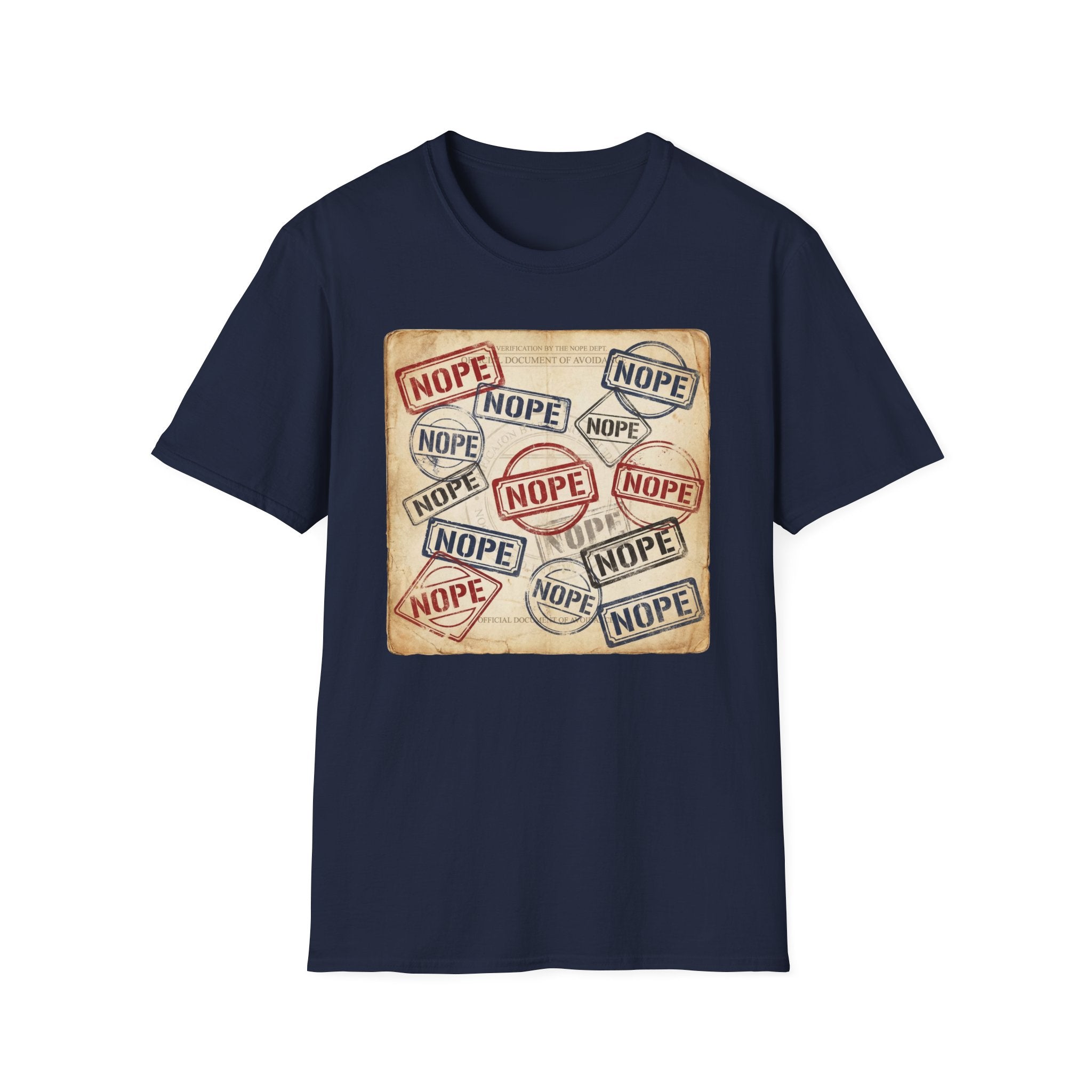 NOPE Passport Stamp T-Shirt