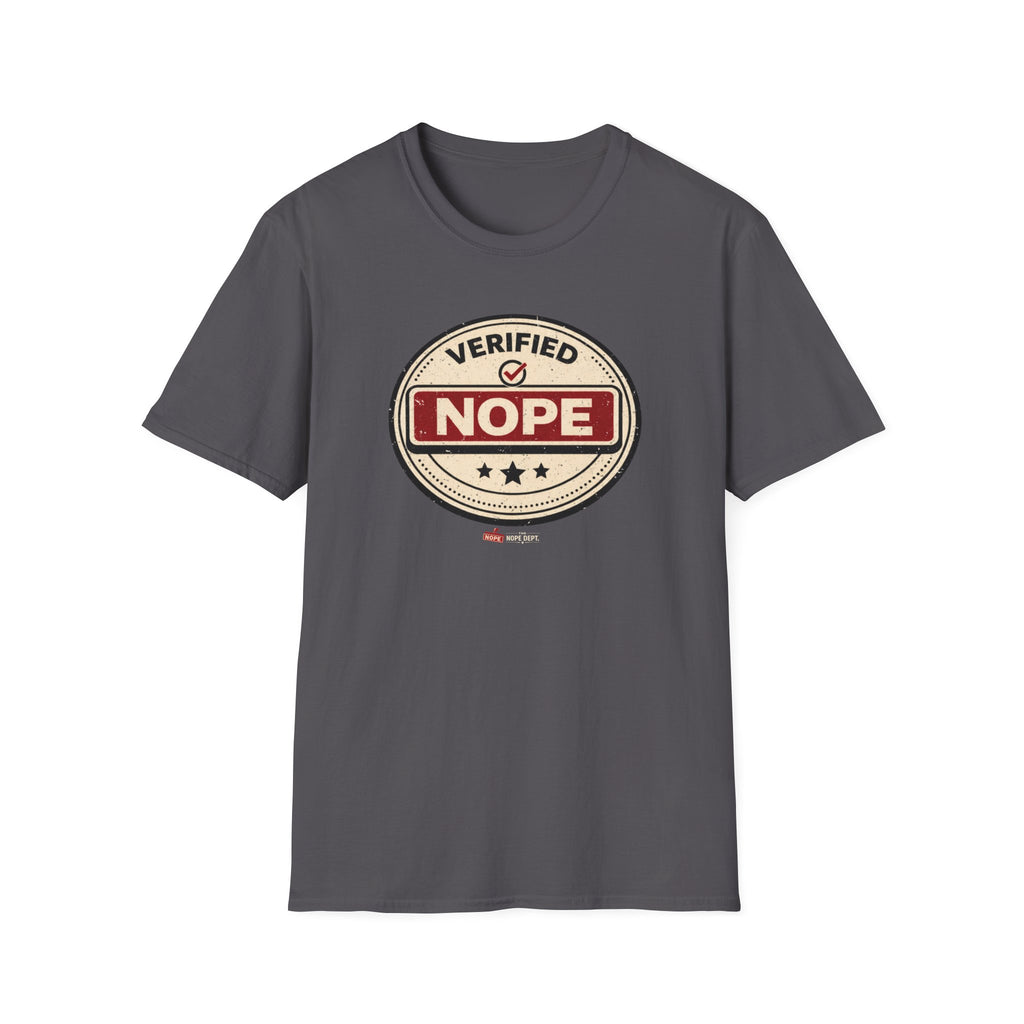 Verified NOPE Seal T-Shirt