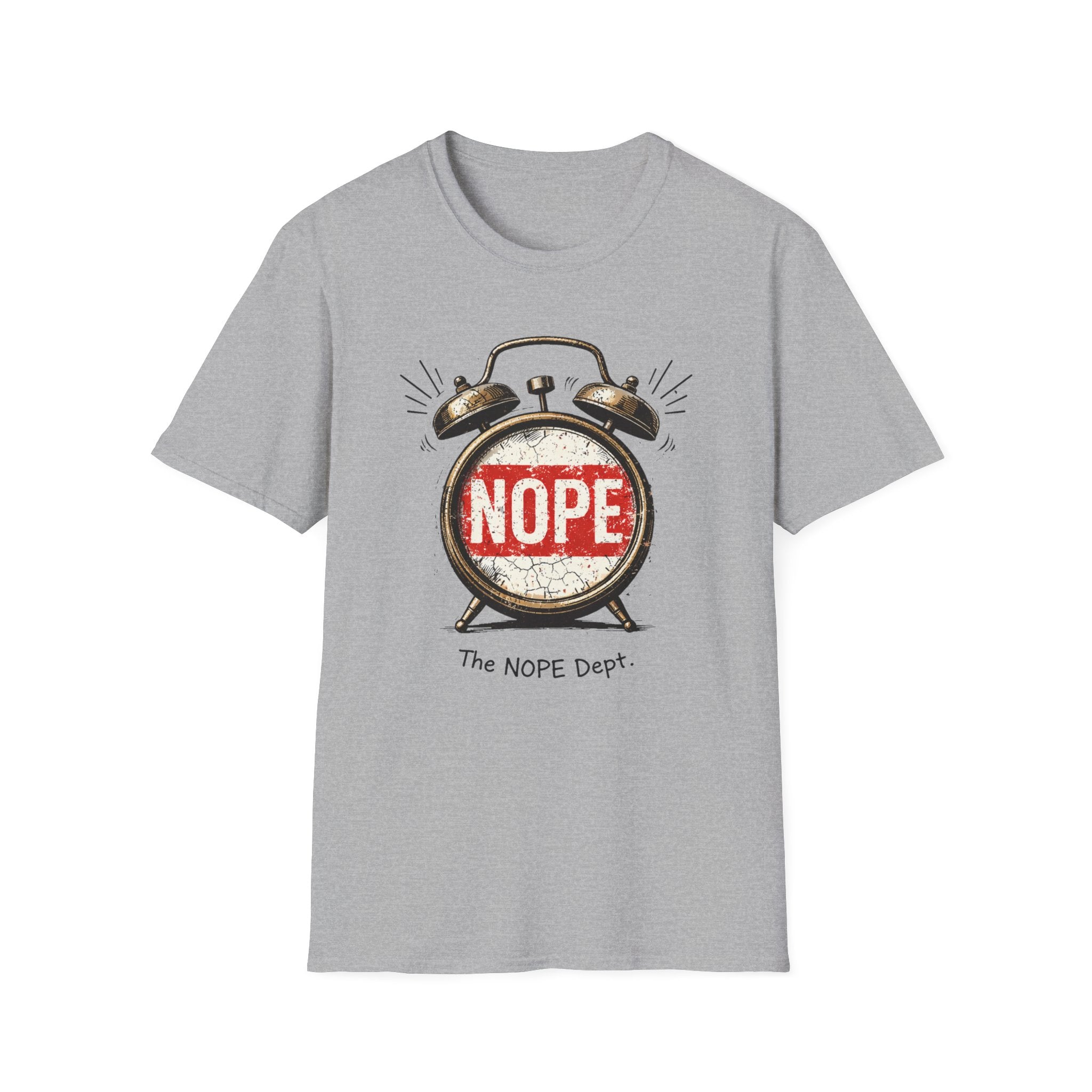 NOPE Analog Clock T-Shirt