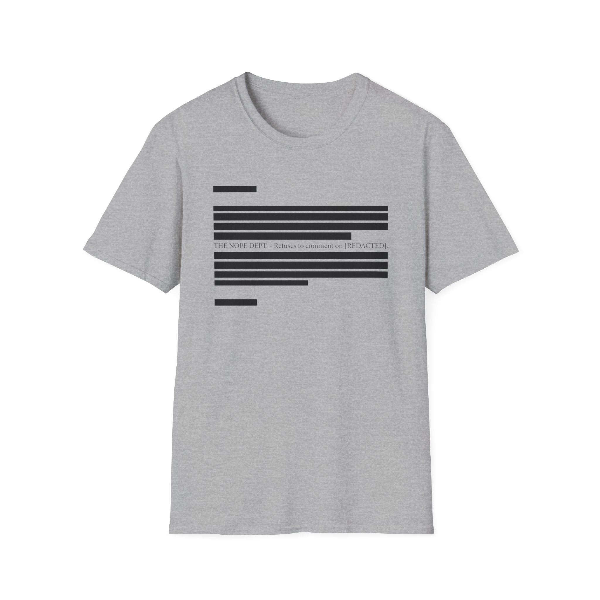 NOPE Redacted Memo T-Shirt