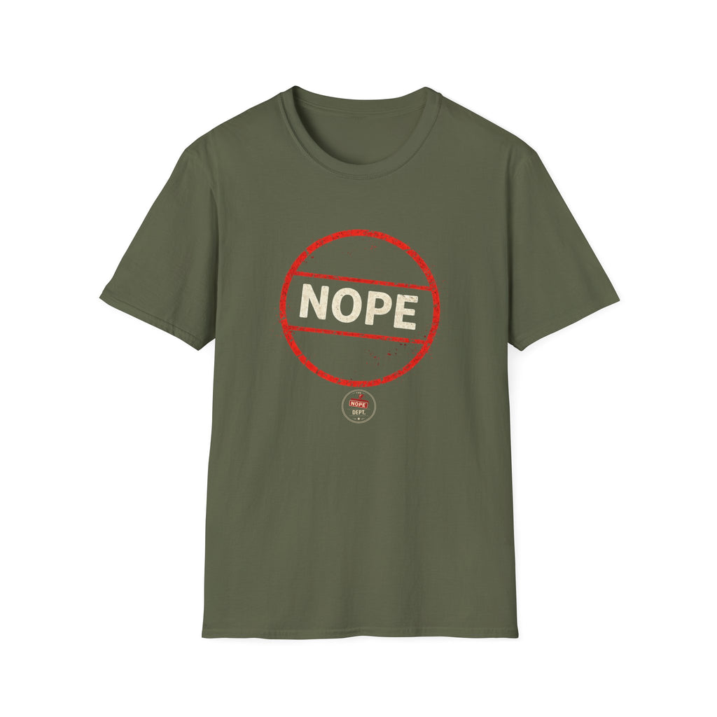NOPE Round Stamped T-Shirt