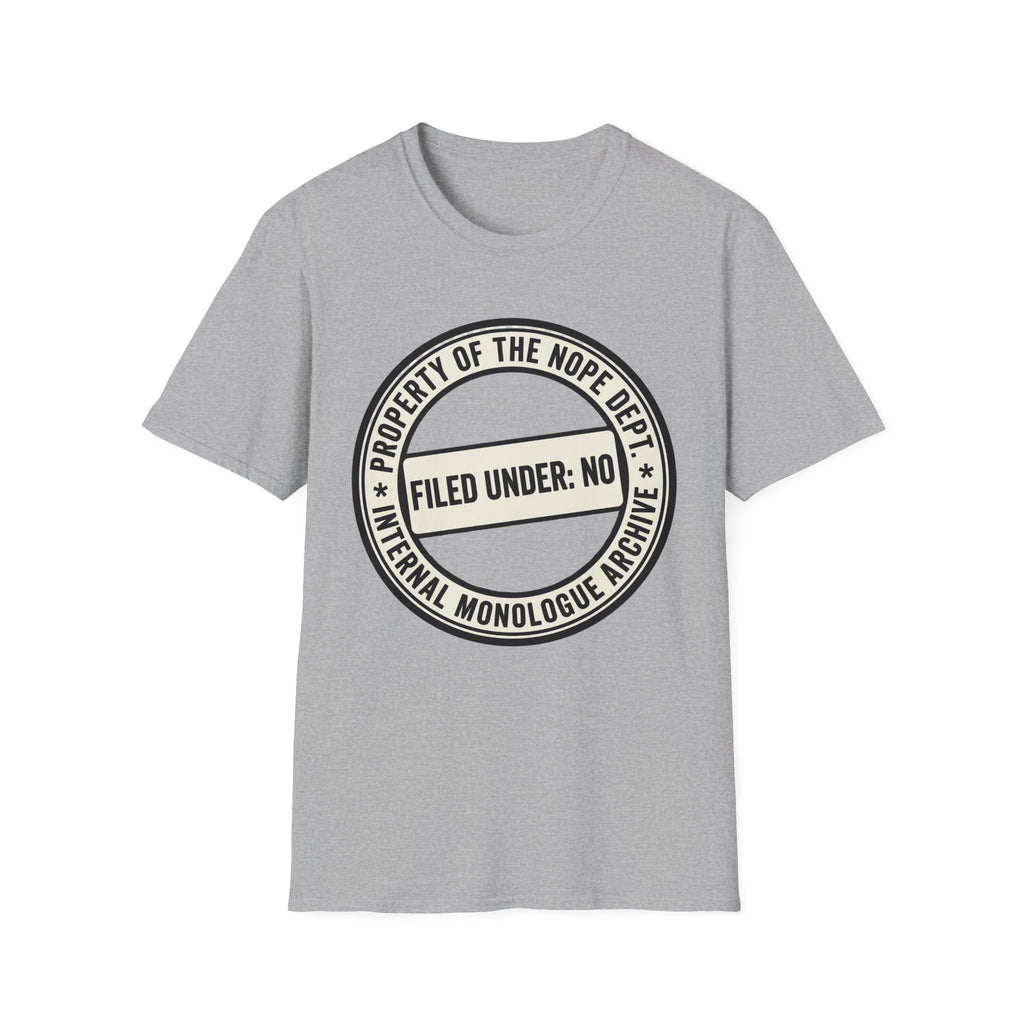 Filed Under: NO T-Shirt