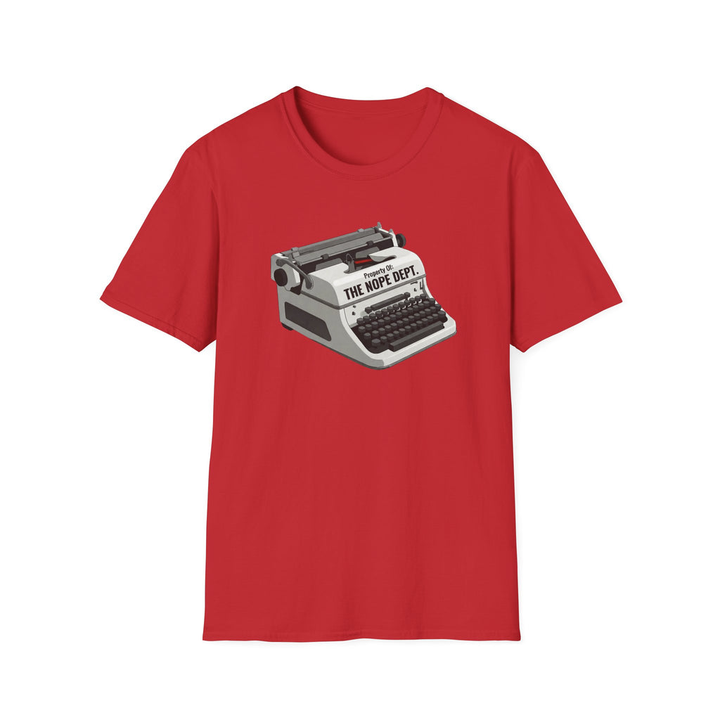 NOPE Typewriter T-Shirt