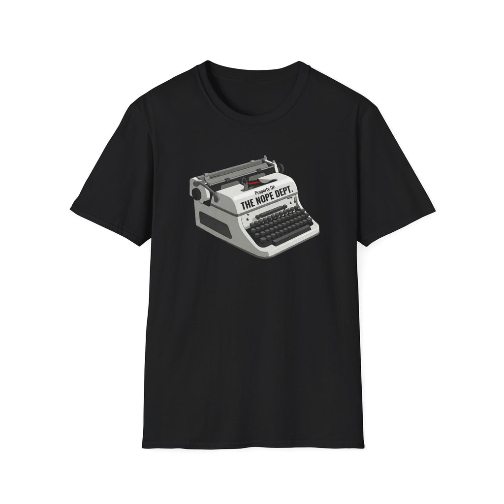 NOPE Typewriter T-Shirt